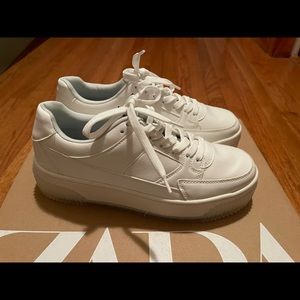 Brand New - Zara chunky white sneakers, size 10